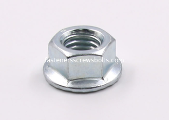 LA CHINE Noix de flange hexagonale galvanisée DIN6923 en acier de qualité 8 avec serrures fournisseur